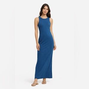 Forever 21 Blue Sleeveless Maxi Dress